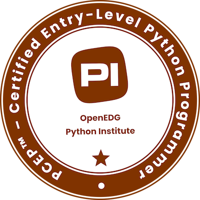 PCEP Python Certifided Entry-level Programmer Certification